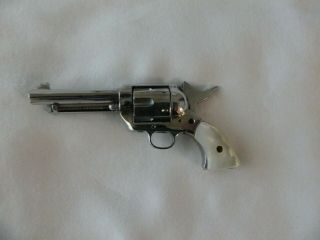 ANTIQUE,  COLLECTIBE,  ONE of a KIND MINATURE CAP PISTOL IN WOOD CASE 7
