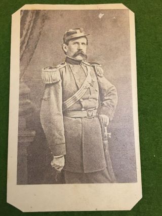 Cdv Civil War Era Carte De Visite Photo Union General Louis Blenker