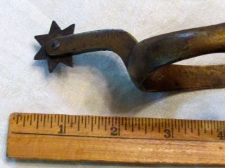 Confederate Civil War Spur,  With Rowel,  From Virginia