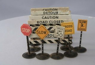 Tonka Vintage Highway Road Sign Set [10 Pieces]