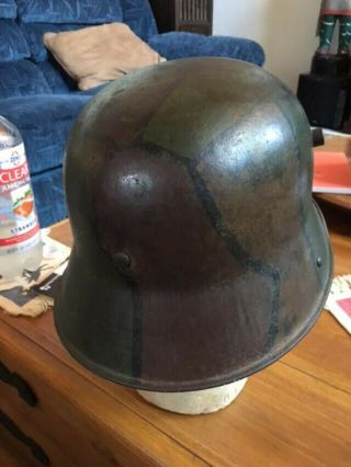 German Helmet w/ orig Paint and Liner 3