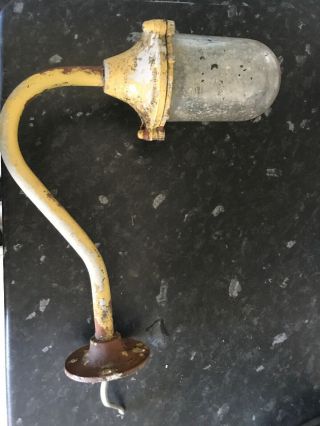 Fab Vintage Coughtrie Glasgow Industrial Swan Neck Wall Mounted Light