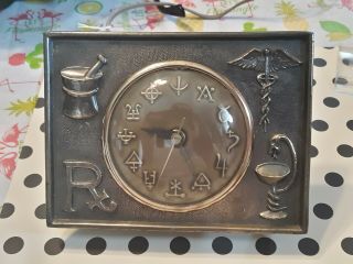 Rare And Unusual Mid Century Electric Doctors Or Pharmacists Clock