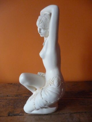 Nude Plaster Art Deco Figure 13.  5 2