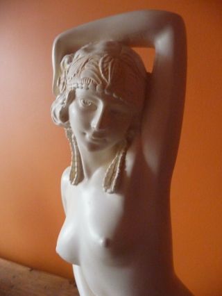 Nude Plaster Art Deco Figure 13.  5 5