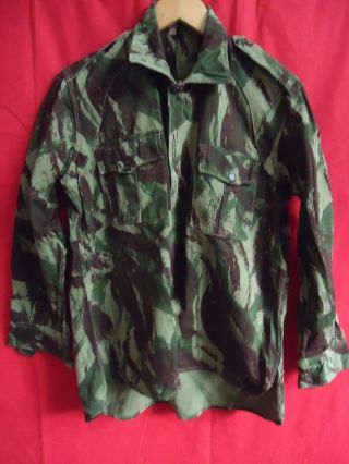 Portugal Portuguese Military Army Africa War Lizard Camo Shirt Jacket