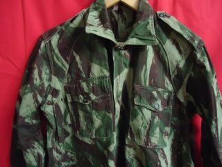 PORTUGAL PORTUGUESE MILITARY ARMY AFRICA WAR LIZARD CAMO SHIRT JACKET 2