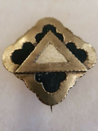 Large Civil War 18th And 4th Corps Badge 3rd Division 18t And 2nd Division 4th