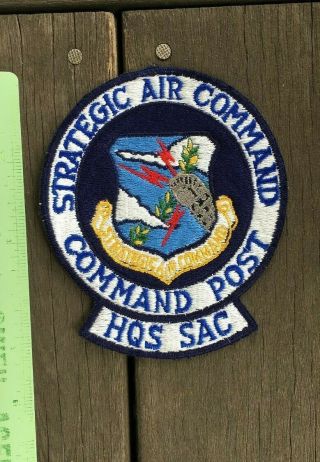 Us Air Force Usaf Strategic Air Command Post Hqs Sac Patch