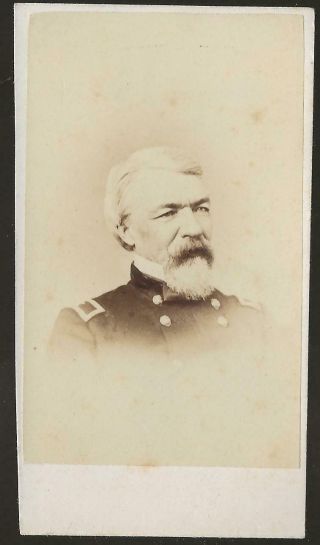 Civil War Cdv Union General Van Vliet