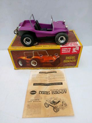 Cox 049 Purple Dune Buggy,  Box And Instructions