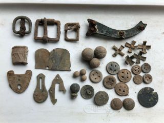 1850s Dragoon Relics Dug At Fort Webster,  Mexico - Neat
