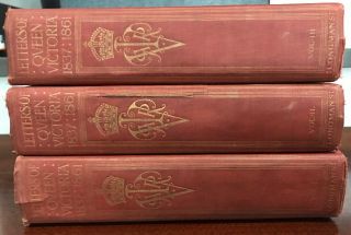 Letters Of Queen Victoria 1837 - 1861 Antique Book Set Volume I - Iii