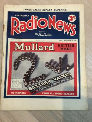 Australian Radio News Published by The Bulletin (12 x 1933 Magazines) 3