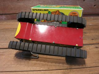 VINTAGE ANTIQUE TOY TRACTOR 5 LOUIS MARX WIND UP TIN LITHO 3
