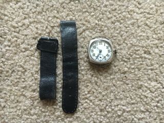 WW1 MILITARY SOLID SILVER TRENCH WATCH Hallmarked 2