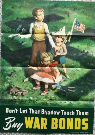 Authentic World War II Poster - Don ' t Let That Shadow Touch Them 6