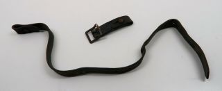 Ww2 German Wehrmacht Combat Helmet Chin Strap Hanger Us Wwi Estate Leather Belt