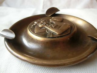 1920’s FRENCH ART DECO BRONZE CIGAR ASHTRAY - SIGNED P.  LENOIR 6