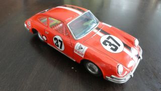 Vintage Tin Porsche 911 Tin Toy Japan By Tt