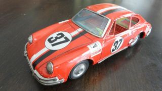 Vintage tin Porsche 911 Tin Toy Japan by TT 5