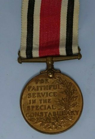 Rare Early Police Medal For Faithful Service - George Seel - Rare