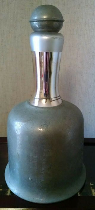 Vintage JANUS Vacuum Goods Co Antique Bottle Carafe Thermos Decanter Rare Piece 3