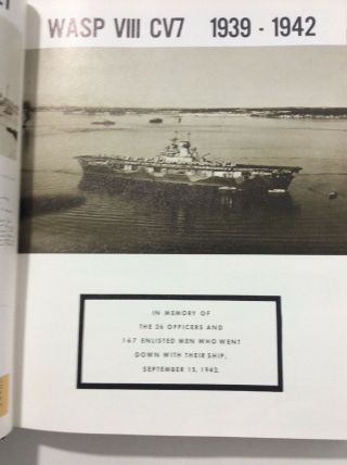 USS Wasp CVS 18 25th Anniversary 1943 - 68 Cruise Book 8