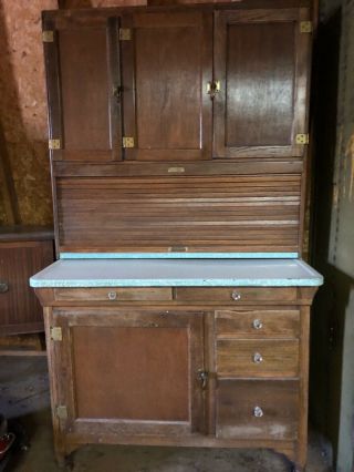 Antique Hoosier Style Kitchen Cabinet