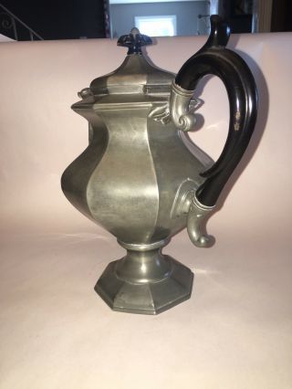 Antique Pewter Coffeepot James Dixon & Son Coffee Pot 19th Century 3