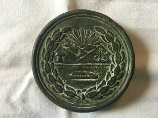 Ultra Rare Civil War Ohio State Seal Breastplate Perryville,  Kentucky Buckle