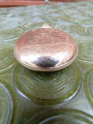 Old Antique Hampden Gold Fill Pocket Watch 17 Jewels 6