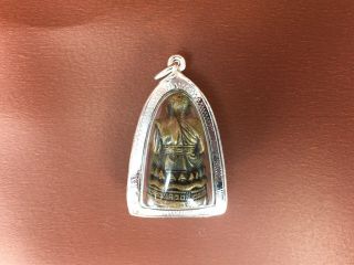 LP Thuad Thai Amulet Pendant Legend Monk Power Magic Protect Accidents Talisman 2