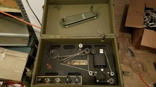 Signal Corps Keyer Tg - 34 - A Morse Code Training Tape Reader Us Army 1961