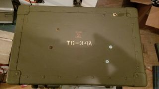 Signal Corps Keyer TG - 34 - A Morse Code Training Tape Reader US Army 1961 5
