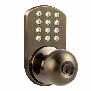 Keyless Door Locks For Homes Keypad Front Door Handle Knob Digital Light Up Pad