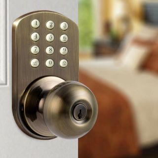 Keyless Door Locks for Homes Keypad Front Door Handle Knob Digital Light Up Pad 3