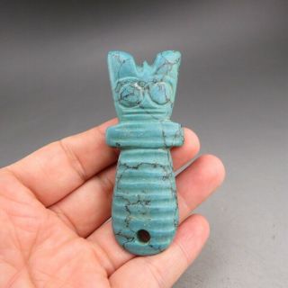 China,  jade,  Hongshan culture,  hand carved,  turquoise,  Apollo&choi,  pendant A45 2
