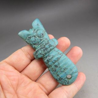 China,  jade,  Hongshan culture,  hand carved,  turquoise,  Apollo&choi,  pendant A45 4