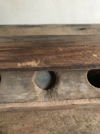Long Old Wooden Handmade Queen Bee Box Patina AAFA 3