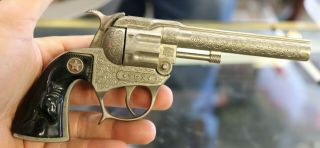 Vintage Hubley Tex Cap Guns,  Belt,  and Holster 4