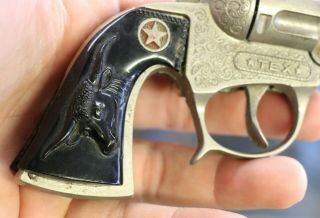 Vintage Hubley Tex Cap Guns,  Belt,  and Holster 5