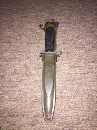 Us M4 Utica Bayonet With Pwh M8a1 Scabbard