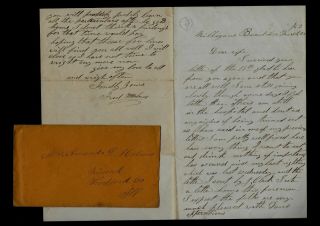 77th Illinois Infantry Civil War Letter - Written From Milliken 