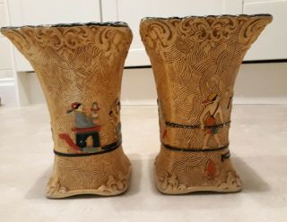 Antique SylvaC Shaw & Copestake Egyptian Ware Vases 2