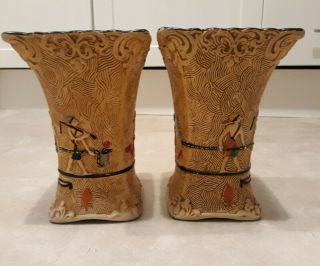 Antique SylvaC Shaw & Copestake Egyptian Ware Vases 3