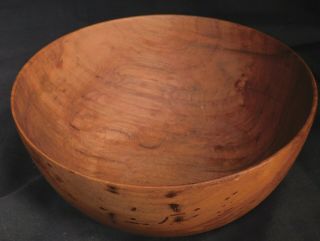 Vintage Danish Modern American Craftsman Turned Wood Bowl Knud Oland Mid - Century