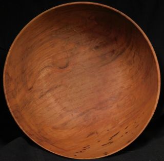 Vintage Danish Modern American Craftsman Turned Wood Bowl Knud Oland Mid - Century 3