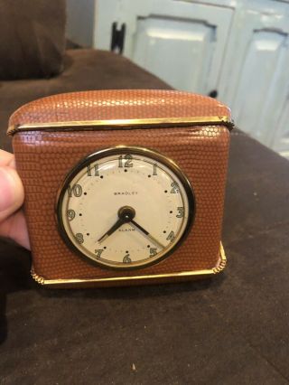 Vintage Fold Up Bradley Travel Alarm Clock