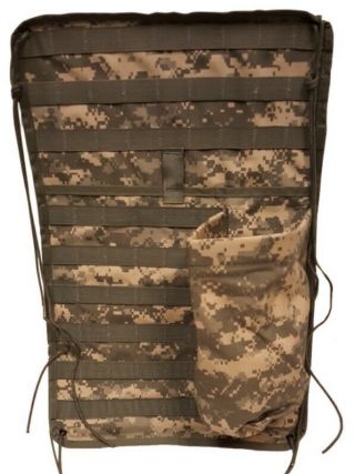Us Military Issue Acu Army Digital Truck Jeep Molle Seat Panel With Pouch